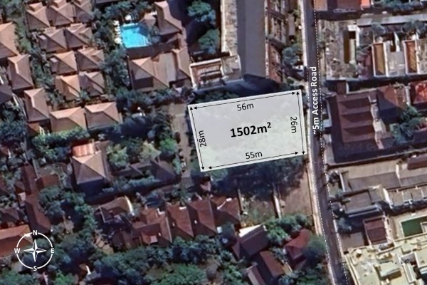 Freehold Land for Sale on Main Road near Seminyak Beach – AL199