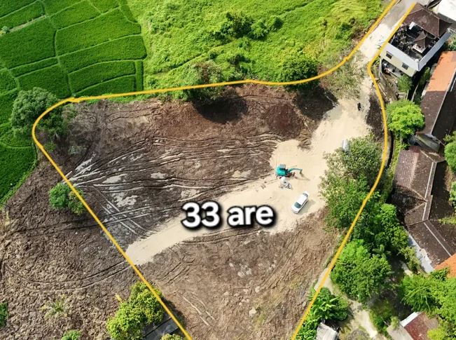 Rice Field View Land for Sale – Cemagi Beach, Mengwi, Badung, Bali